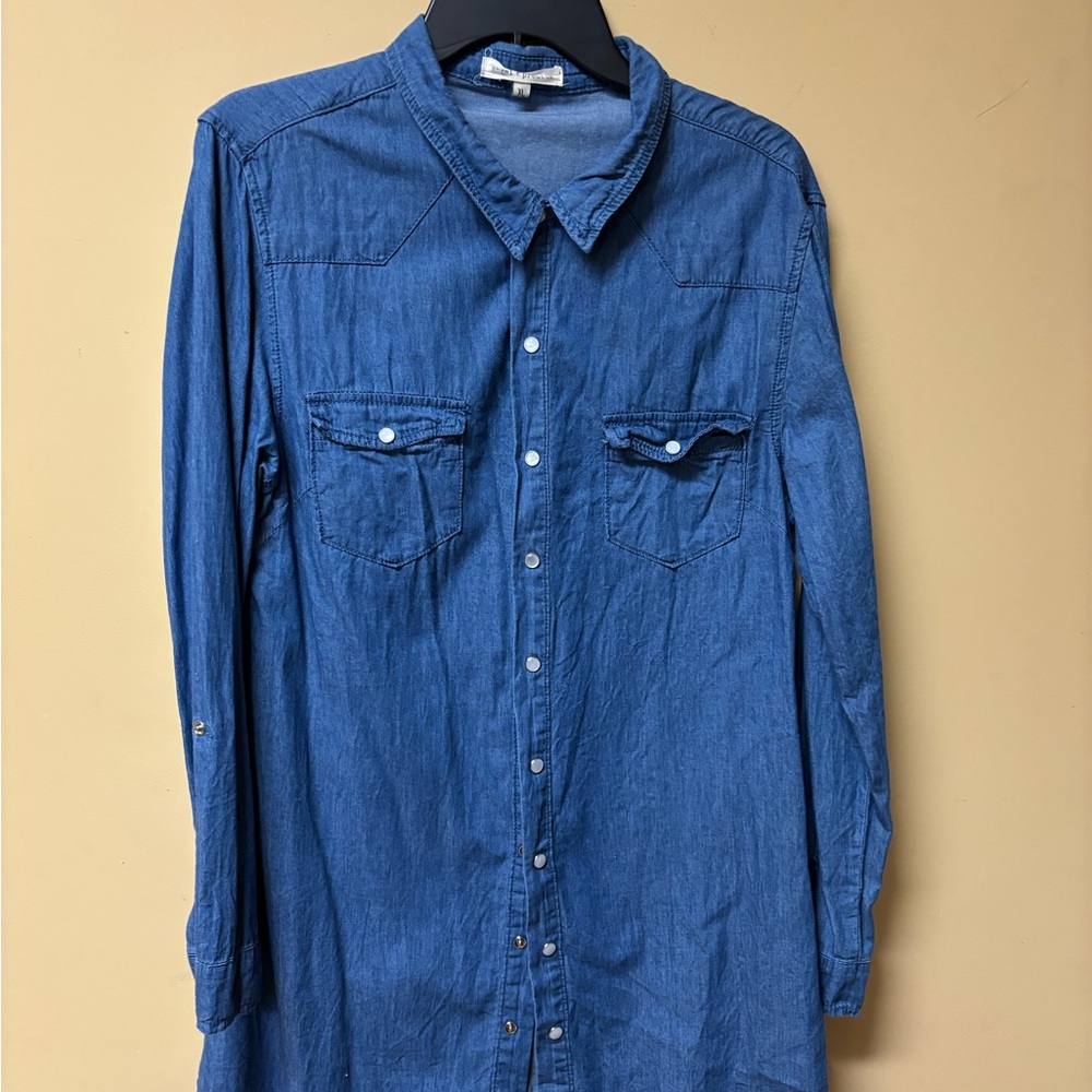 Men's Blue Denim Shirt